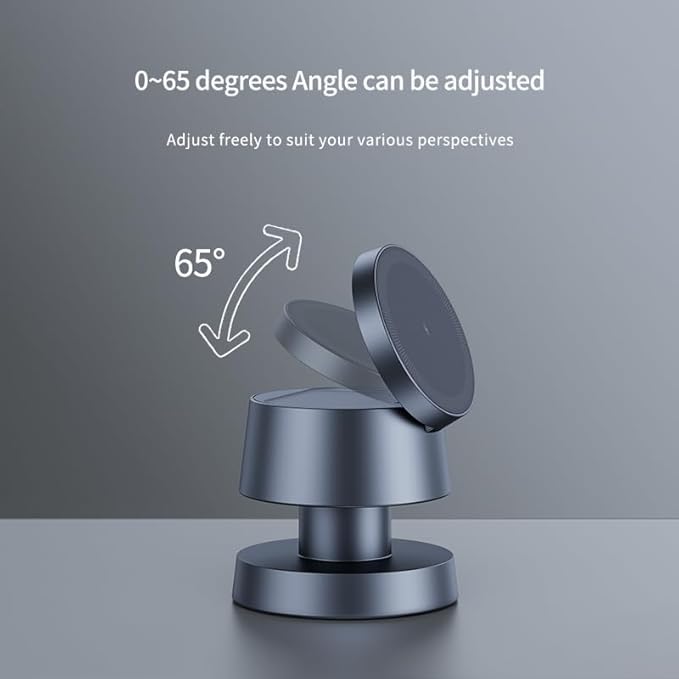 3 in 1 Wireless Charging Station for Apple, Magnetic Charger Stand 15W Fast Mag-Safe Charger Stand for iPhone 16 15 14 13 12 for Apple Watch Adjustable Angle with Night-Lamp