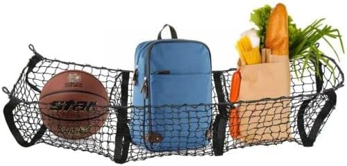 Rear Trunk Organizer Cargo Net for Subaru Outback 2000-2025 – 3 Pockets Envelope Style Cargo Net for Wagon – Premium Mesh Elastic Car Trunk Organizer–Compatible with Outback