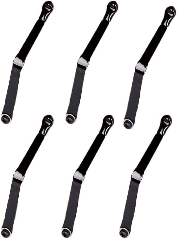 6 Pack Book Stand Page Clip Holder Press Torsion Spring Replacement Repair Parts for Reading Bamboo Tray Cookbook Music Book Frame Rest Desktop Ricer