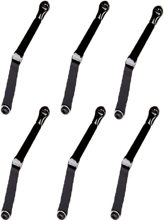 6 Pack Book Stand Page Clip Holder Press Torsion Spring Replacement Repair Parts for Reading Bamboo Tray Cookbook Music Book Frame Rest Desktop Ricer