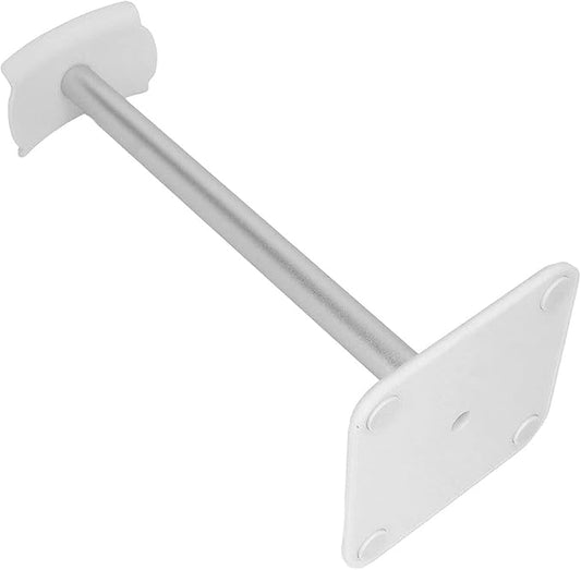 Headphone Stand, Headset Holder Gaming Headset Holder with Aluminum Supporting Bar Flexible Headrest Rounded Corner Anti Slip Base for All Headphones Size (White)