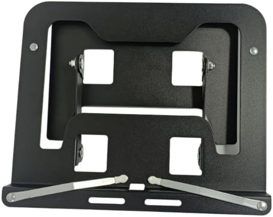 Ergonomic Book Stand Holder - Heavy Duty Aluminum Reading Riser with Page Clamp