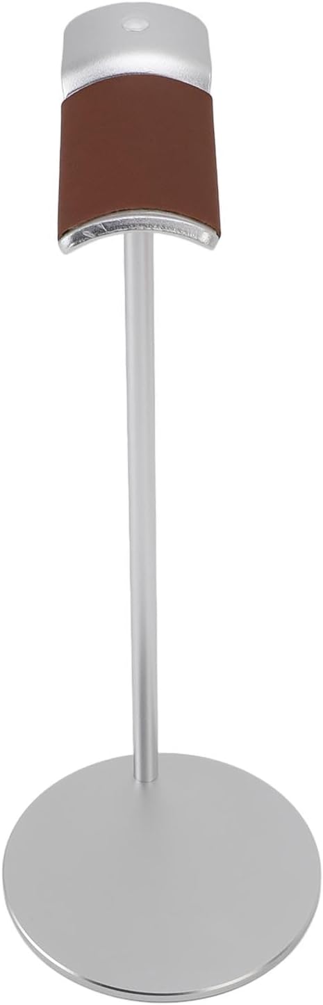 Headphone Stand,Headset Holder,Aluminum Alloy Earphone Stand with Supporting Bar,Solid Base for Most Headphones Size (Silver)