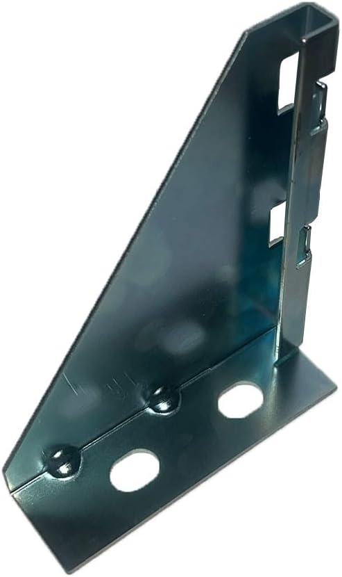Quest Manufacturing Cable Tray Wall Bracket, 4", Pack of 2 Pcs, Zinc (CT0026-04-03-2) - Silver