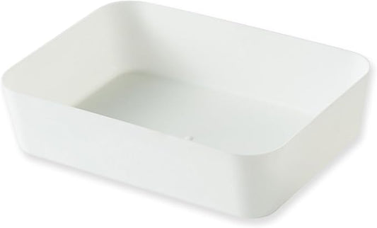 Desktop Storage Box, Small Basket Containers Versatile Storage Box Desk Rrganizer Trayspace Saving for Organizing Shelves Office