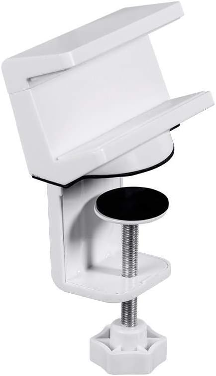 Monoprice Desk Clamp Holder for Surge Protectors, Power Strips, USB Hubs - Designed for Use With Sit-Stand Desks, White - Workstream Collection