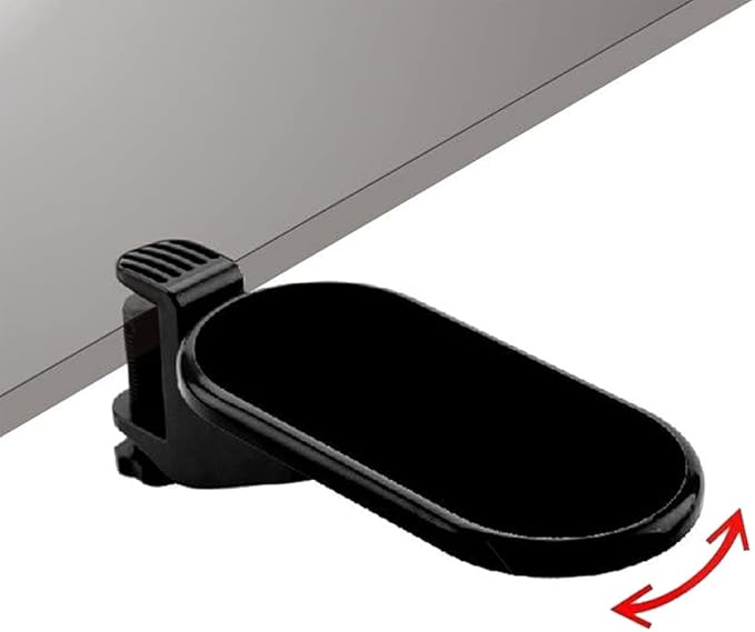 Ergonomic, Adjustable Computer Desk Extender Arm Wrist Rest Support Mouse Pad Desk Computer Armrest Wrist Rest (Black)