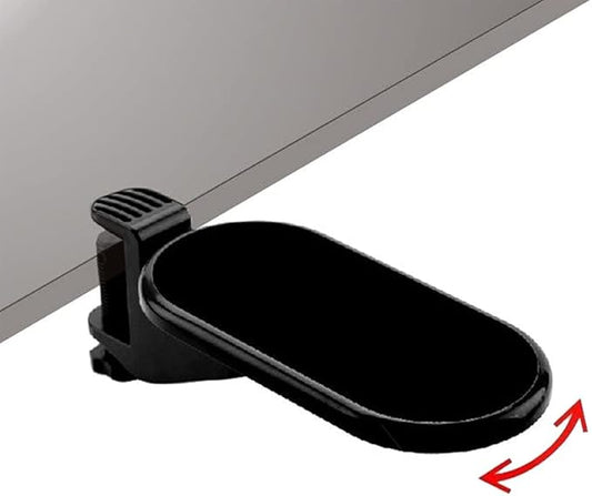 Ergonomic, Adjustable Computer Desk Extender Arm Wrist Rest Support Mouse Pad Desk Computer Armrest Wrist Rest (Black)