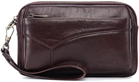 Hebetag Leather Clutch Purse Wallet for Men Organizer Holder Wrist Bag | Organizer, Holder