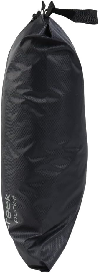Eagle Creek Pack-It Isolate Shoe Sack - Breathable Shoe Sack for Travel - Lightweight & Portable - Washable - Water-Resistant - Easy-Grab Zipper - Top Handle - Black