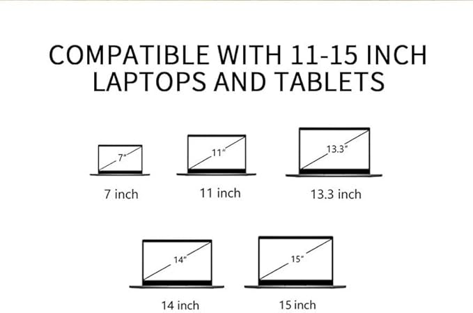 Foldable & Portable Laptop Stand for Desk, Light Weight Alloy Silicon, Ergonomic Aluminum Riser with 7 Adjustable Heights, Compatible with Laptop 10-16' and Tablet
