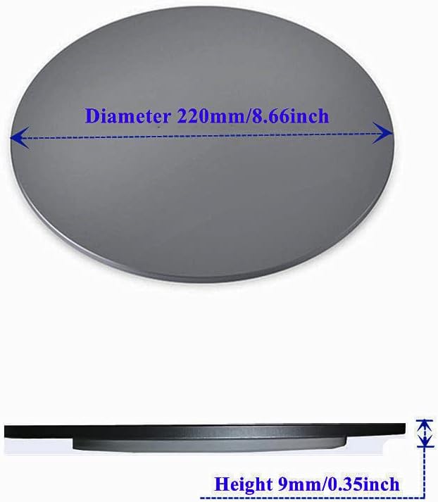 Aluminum 360° Rotation Monitor Swivel Base Computer Screen Monitor Turntable Stand Flat Panel TV Rotating Mat for iMac Laptop Potted Plants Arts Crafts Products Display Stand