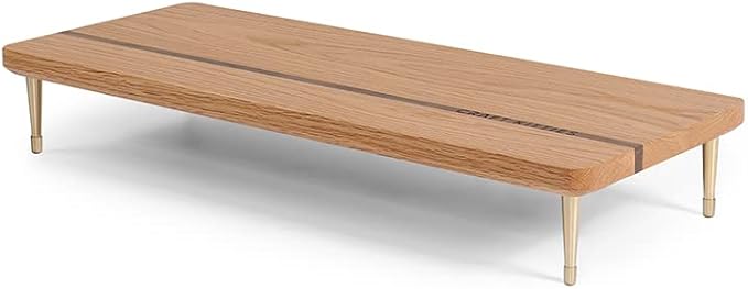 Monitor Stand Wood Riser for iMac Laptop Computer Monitor ??A Sturdy Computer Stand to Elevate Your Screen and Reduce Eye Strain and Maintain Body Position(Oak Wood)