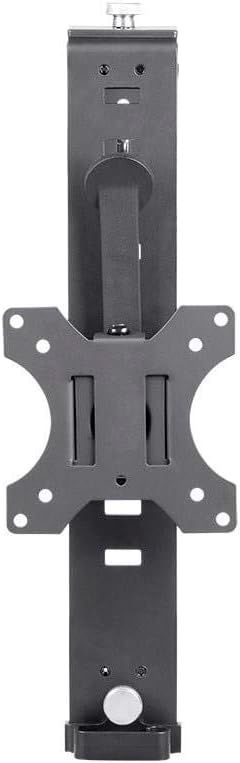 Monoprice Cubicle Flat Panel Monitor Mount - 10 Easy Height Adjustments, Up to 17.6lbs, Black - Workstream Collection