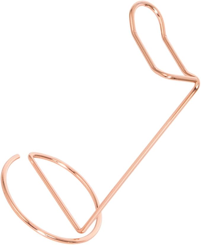 Headset Simple Headphone Stand Headband Stand Desktop Speaker Stand Desk Accessory Headset Rack Earphone Supporting Hanger Headset Frames Iron Rose Gold Headset Holders