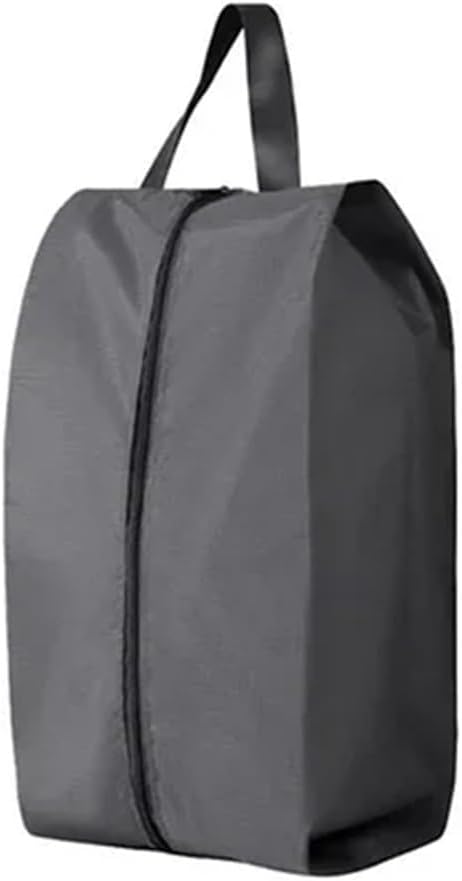 Waterproof Shoe Storage Bags - Oxford Fabric Shielded-Proof Zipper Organizer | Portable Foldable Travel Pouch for Sneakers | Ultralight Nylon Shoe Cover for Home & Outdoor Storage(Grey,42X24cm)