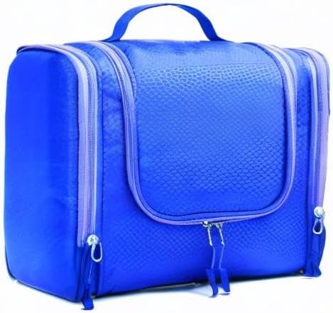 Bago Travel Toiletry Bag for Women and Men - Large Waterproof Hanging Large Toiletry Bag for Bathroom and Travel Bag for Toiletries Organizer - Makeup Bag (DeepBlue)