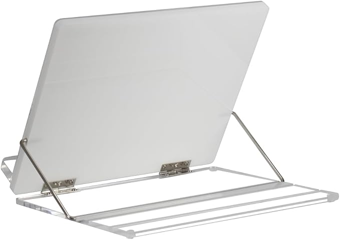 Lucite Acrylic Shtender - Adjustable Book Stand for Comfortable Hands-Free Reading, Studying or Praying
