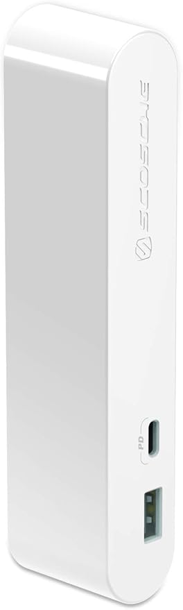 Scosche BLPEWT-SP 30W Dual USB Port Power Endcap for Scosche BaseLynx Modular Charging Stations, White