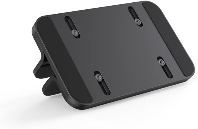 JOKItech Aluminum Laptop Vertical Stand Organizer, Sturdy Laptop Computer Holder Desktop Stand Compatible with new Retina Apple MacBook Pro/Air/Neo, Mac mini & iPad Pro - Black