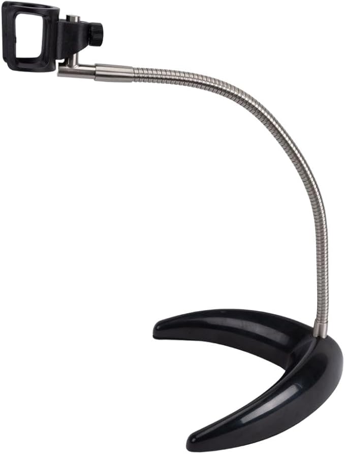 Dunwell Tech, Inc MS22B Flex-arm Desktop Stand (Black), ~16 Inch Height - Designed for Dino-Lite AM2111, AM3111, AF3113, WF3113, and Casual Use