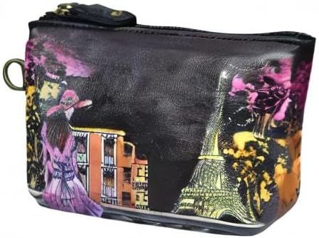 Anna by Anuschka Women's Hand Painted Leather Coin Pouch Purse