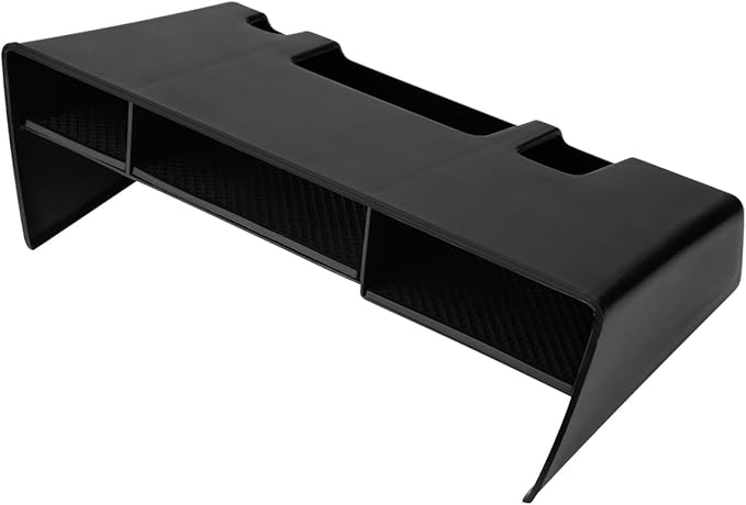 Karltys Center Console Organizer Tray for Honda CR-V 2023 2024 2025 2026 CRV Accessories Car Middle Console Organizer Storage Box Insert Tray with Non-Slip Black Silicone Mat