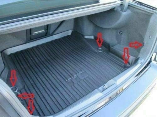 Trunk Organizer Cargo Net for Acura TL 1999–2008 – (2in1) Envelope/Floor Style Cargo Net for Sedan–Premium Mesh Elastic Car Trunk Organizer Vehicle Carrier Storage – Compatible with Acura TL