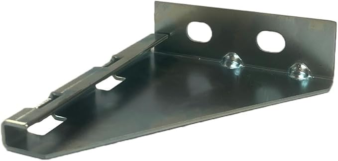 Quest Manufacturing Cable Tray Wall Bracket, 4", Pack of 2 Pcs, Zinc (CT0026-04-03-2) - Silver