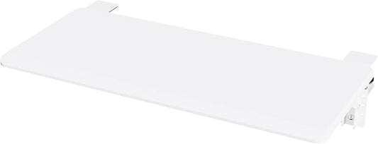 ETHU Ergonomics Desk Extender Tray, 25.6"x11.4" Large Size Foldable Keyboard Extender Tray Clamp On, Armrest Support for Home and Office (White)