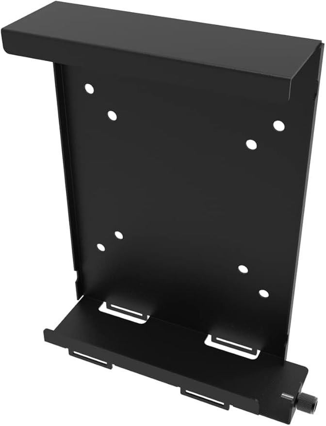 JINGCHENGMEI Wall Mount Compatible with Dell OptiPlex Micro Form Factor Case, VESA and Under Desk Available, Fits MFF 7070, 7060, 7050, 5070, 5060, 5050, 3040, 3046, 3050, 3060, 3070, 3080 and More