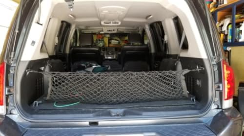 Rear Trunk Organizer Cargo Net for Nissan Armada 2005–2025 – Envelope Style Cargo Net for SUV – Premium Mesh Car Trunk Organizer Vehicle Carrier Storage – Compatible with Armada