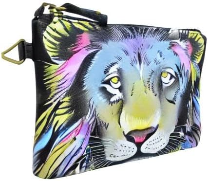 Anna by Anuschka Women's Hand Painted Leather Coin Pouch Purse