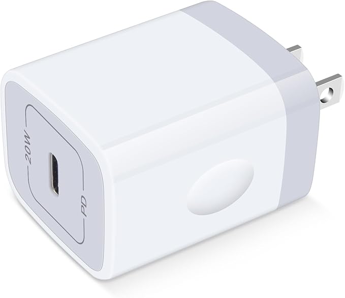 USB C Box Fast Charger Block for Samsung Galaxy A17 5G A16 A15/A54/A36/S25/S24FE/A13/A53/A03S/A23/A24/Z Fold7/S23/S22,iPhone 17 Pro Max/16/15,Pixel 10Pro/9a/8,20W Wall Charger Plug USB C Charger Brick