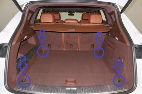 Trunk Organizer Cargo Net for Porsche Cayenne 2011-2026 – Floor Style Cargo Net for SUV – Premium Mesh Elastic Car Trunk Organizer Vehicle Carrier Storage – Compatible with Cayenne