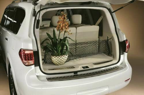 Rear Trunk Organizer Cargo Net for Nissan Armada 2005–2025 – Envelope Style Cargo Net for SUV – Premium Mesh Car Trunk Organizer Vehicle Carrier Storage – Compatible with Armada