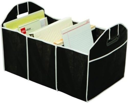 Automotive Car Collapsible 3 Compartments Trunk Organizer, by USA CASH AND CARRY TM