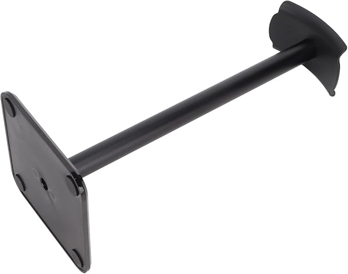 Headphone Stand, Headset Holder Gaming Headset Holder with Aluminum Supporting Bar Flexible Headrest Rounded Corner Anti Slip Base for All Headphones Size (Black)