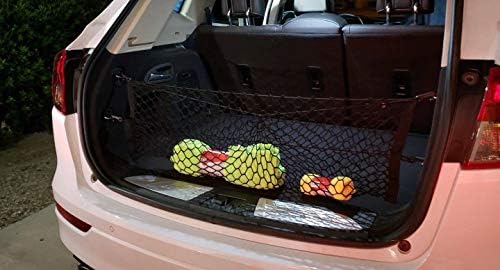 Envelope Style Trunk Mesh Cargo Net for Buick Envision 2016-2025 - Car Accessories - Premium Trunk Organizers and Storage - Cargo Net for Crossover - Vehicle Carrier Organizer for Buick Envision