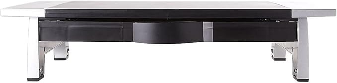 Fellowes 8031101 Monitor Riser,Adjustable,19-7/8-Inch x14-1/16-Inch x4-Inch -6-1/2-Inch,BK/SR