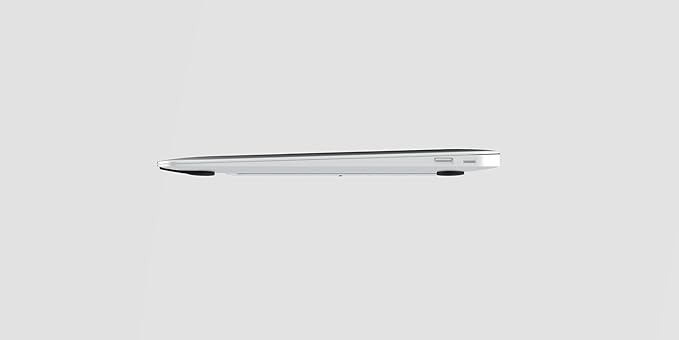 Paper-Thin Stand for MacBook, Laptop Riser, Slim Portable Ergonomic Ventilated Stand, 6 Adjustable Heights from 2.1" to 3.6", Compatible with Laptops Up to 18?? US Patented (Midnight)