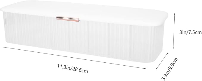 Cabilock Box Data Cable Storage Box Wire Dsl Cable Desktop Cable Organizer Cord Organizer Case Desk Containers Headphone Organizer Multi Grid Charge Cord Organizer Pp White Charger Bracket