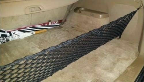 Rear Trunk Organizer Cargo Net for Acura MDX 2001–2006 – Envelope Style Cargo Net for SUV – Premium Mesh Elastic Car Trunk Organizer Vehicle Carrier Storage – Compatible with Acura MDX