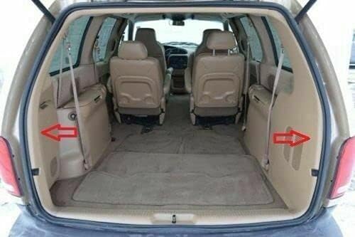 Trunk Organizer Cargo Net for CHRYSLER TOWN&COUNTRY 1996-2007 – Envelope Style Cargo Net for Van - Premium Mesh Car Trunk Organizer Vehicle Carrier Storage-Compatible with TOWN&COUNTRY