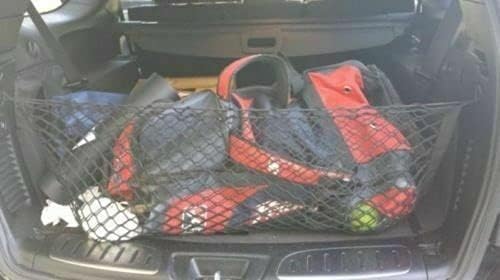 Rear Trunk Organizer Cargo Net for Chrysler Aspen 2007-2009 – Envelope Style Cargo Net for SUV - Premium Mesh Car Trunk Organizer Vehicle Carrier Storage – Compatible with Aspen