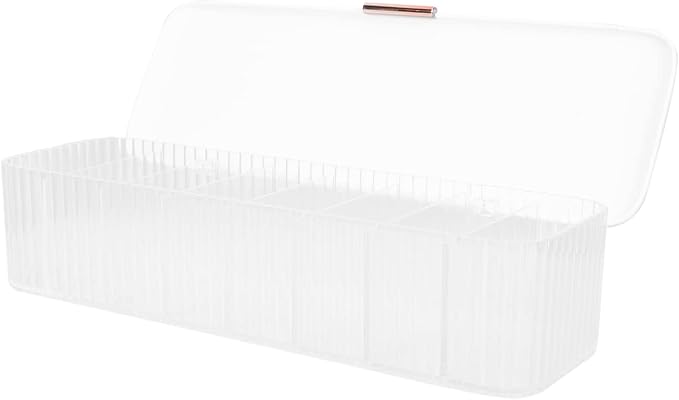 Cabilock Box Data Cable Storage Box Wire Dsl Cable Desktop Cable Organizer Cord Organizer Case Desk Containers Headphone Organizer Multi Grid Charge Cord Organizer Pp White Charger Bracket