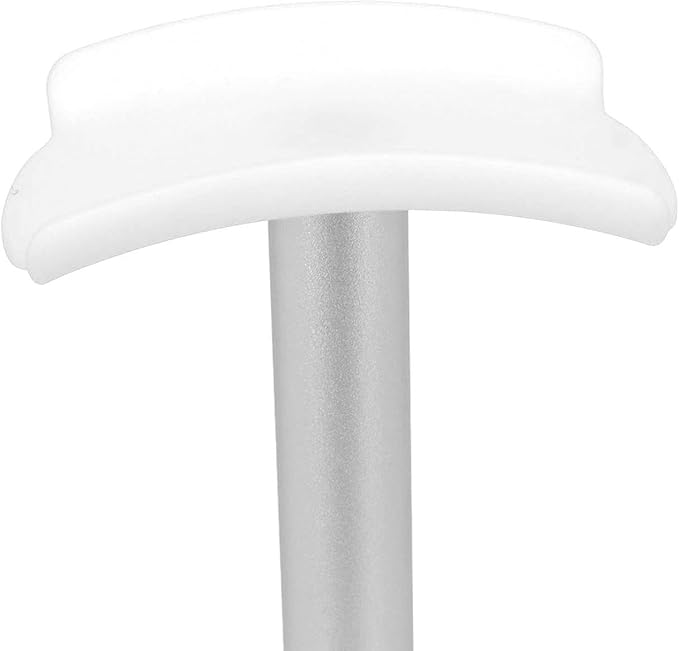 VBESTLIFE Headphone Stand, Headset Holder Earphone Stand with Aluminum Supporting Bar, for All Headphones Size for PC Gaming Headset Display & Headphones (White)