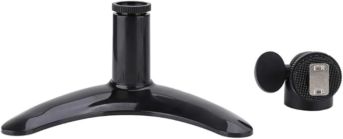 ASHATA Monitor Holder Stand, Desktop Computer Black Monitor Holder,Universal PC Accessories,ABS + Metal Material,Light Weight,for Small LCD Monitors from 7 to 11.6 Inch.