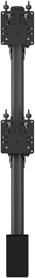 Atdec Desk Mount for Monitor, Display, Computer, Flat Panel Display, Curved Screen Display - Black - Landscape/Portrait