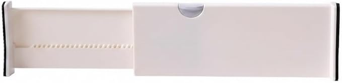Expandable Drawer Organizer Insert - Tool-Free Adjustable Divider for Kitchen, Bathroom & Office Storage (1 Piece, White)